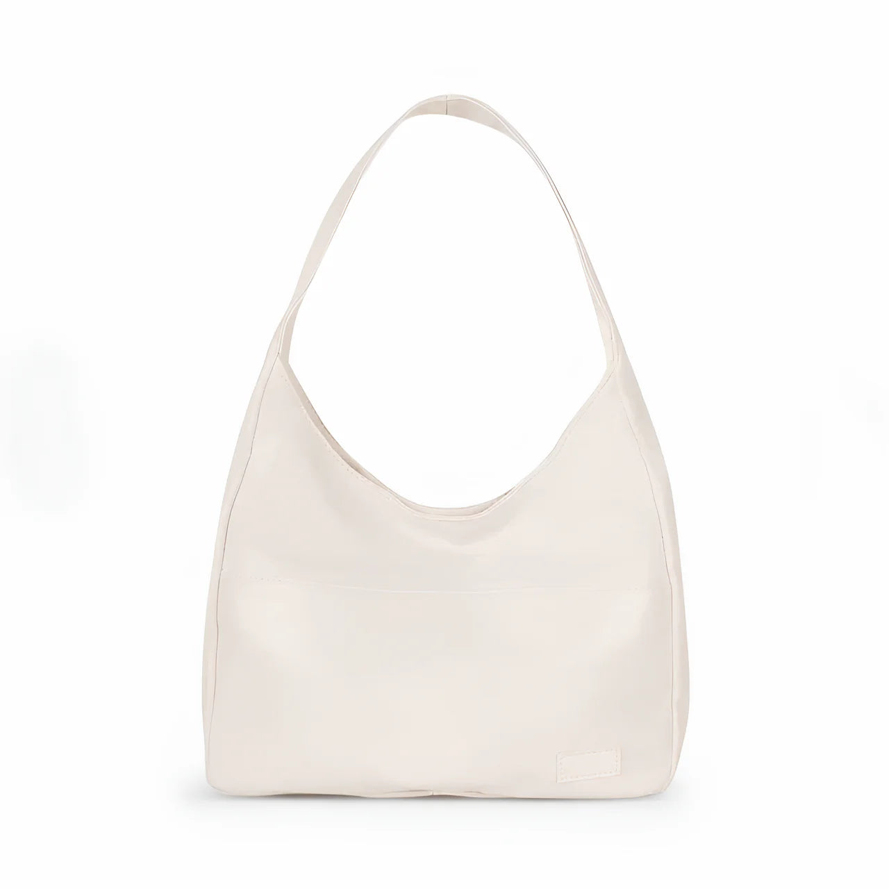 AGATHA – Grand sac à main tendance en cuir blanc, élégant et spacieux, idéal pour le quotidien chic et organisé.
