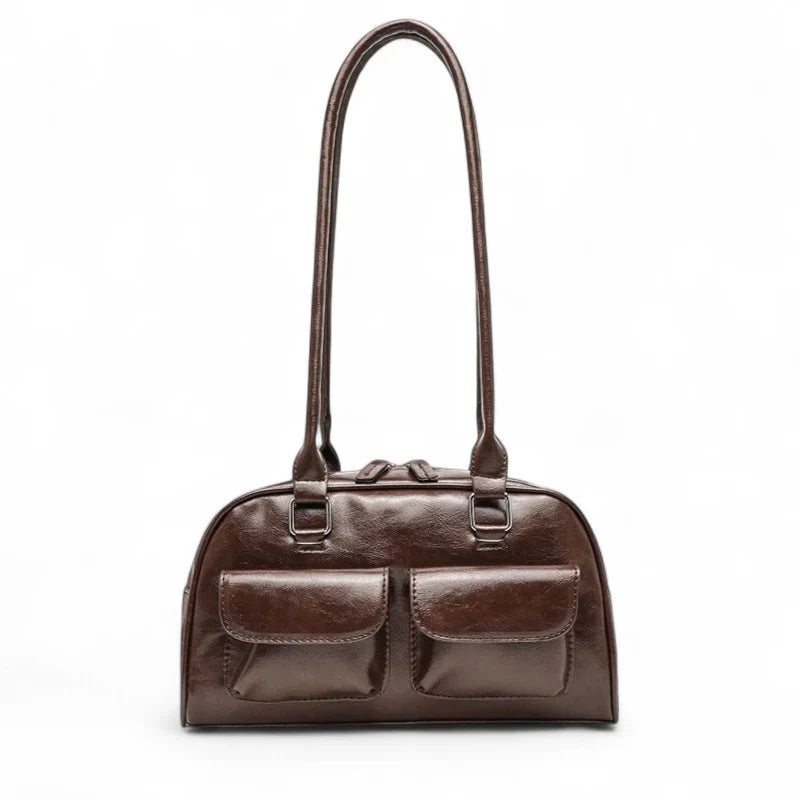 BRILLA - Sac à Main Elégant en Cuir Multipoches