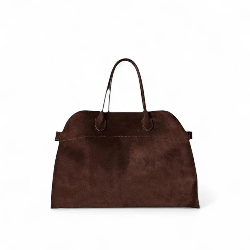 sac CINTIA grand sac à main cuir daim porté épaule, élégant et pratique avec multiples compartiments pour femmes actives