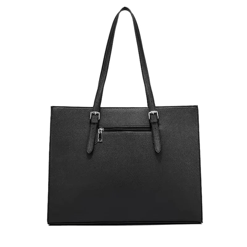 Sac à main GIA grand format, design simple et tendance, en cuir vegan de qualité, idéal pour un usage quotidien avec style