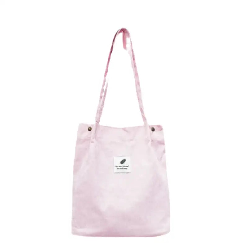 LARA- Sac à Main Cabas en Tissu Rigide rose