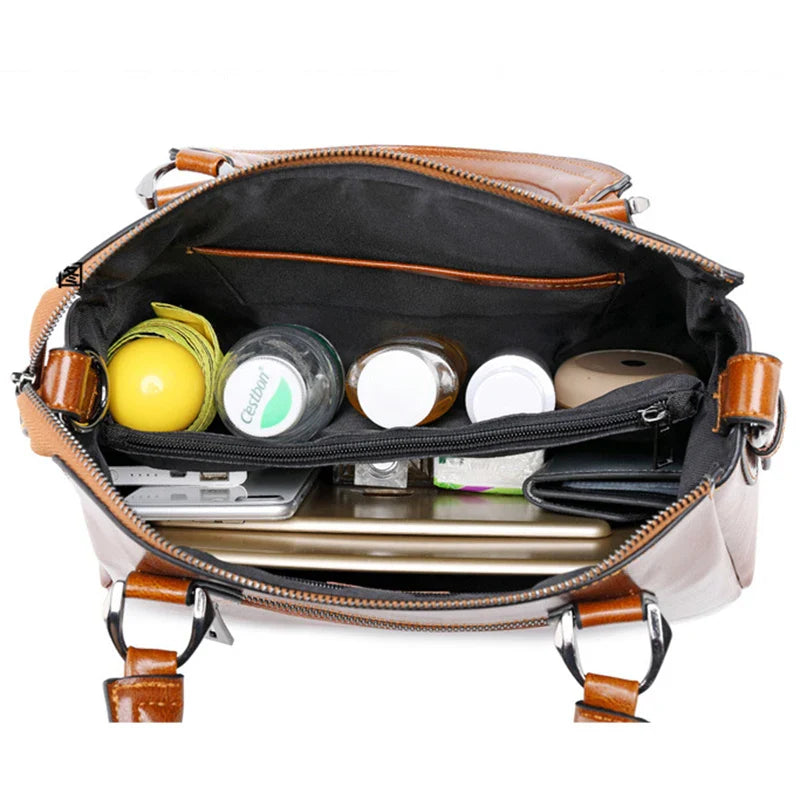 sac LIDYA sac à main cuir élégant pour femme, compact et organisé avec compartiments pour téléphone portefeuille clés, bandoulière réglable