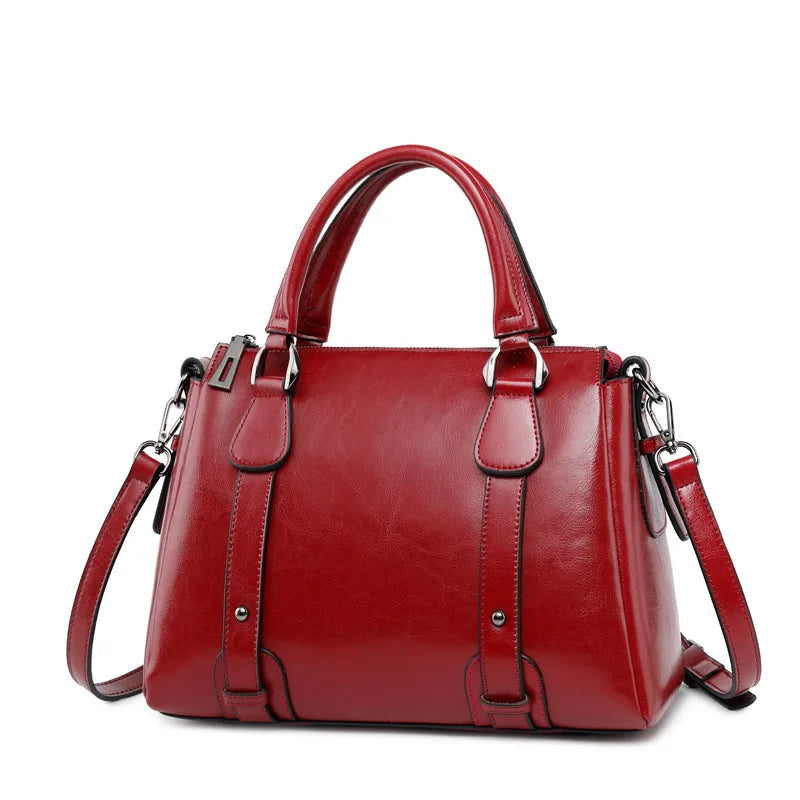 sac LIDYA sac à main cuir rouge élégant pour femme, compact et organisé avec compartiments pour téléphone portefeuille clés, bandoulière réglable